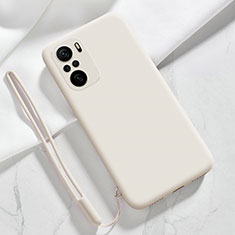 Silikon Hülle Handyhülle Ultra Dünn Flexible Schutzhülle 360 Grad Ganzkörper Tasche YK6 für Xiaomi Mi 11i 5G Weiß