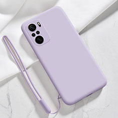 Silikon Hülle Handyhülle Ultra Dünn Flexible Schutzhülle 360 Grad Ganzkörper Tasche YK6 für Xiaomi Mi 11X Pro 5G Helles Lila