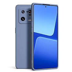 Silikon Hülle Handyhülle Ultra Dünn Flexible Schutzhülle 360 Grad Ganzkörper Tasche YK6 für Xiaomi Mi 13 5G Lavendel Grau