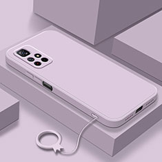 Silikon Hülle Handyhülle Ultra Dünn Flexible Schutzhülle 360 Grad Ganzkörper Tasche YK6 für Xiaomi Poco M4 Pro 5G Helles Lila