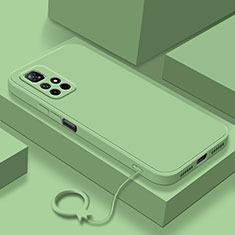 Silikon Hülle Handyhülle Ultra Dünn Flexible Schutzhülle 360 Grad Ganzkörper Tasche YK6 für Xiaomi Redmi Note 11 5G Minzgrün