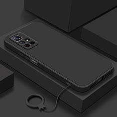 Silikon Hülle Handyhülle Ultra Dünn Flexible Schutzhülle 360 Grad Ganzkörper Tasche YK6 für Xiaomi Redmi Note 11 5G Schwarz