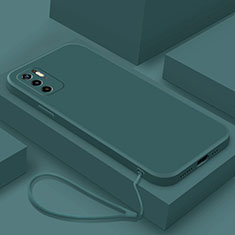 Silikon Hülle Handyhülle Ultra Dünn Flexible Schutzhülle 360 Grad Ganzkörper Tasche YK6 für Xiaomi Redmi Note 11 SE 5G Grün