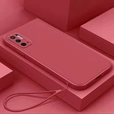 Silikon Hülle Handyhülle Ultra Dünn Flexible Schutzhülle 360 Grad Ganzkörper Tasche YK6 für Xiaomi Redmi Note 11 SE 5G Rot