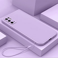 Silikon Hülle Handyhülle Ultra Dünn Flexible Schutzhülle 360 Grad Ganzkörper Tasche YK6 für Xiaomi Redmi Note 11 SE 5G Violett