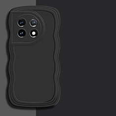Silikon Hülle Handyhülle Ultra Dünn Flexible Schutzhülle 360 Grad Ganzkörper Tasche YK7 für OnePlus Ace 2 5G Schwarz