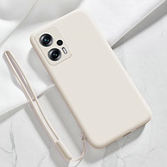 Silikon Hülle Handyhülle Ultra Dünn Flexible Schutzhülle 360 Grad Ganzkörper Tasche YK7 für Xiaomi Redmi Note 11T Pro 5G Weiß