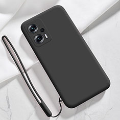 Silikon Hülle Handyhülle Ultra Dünn Flexible Schutzhülle 360 Grad Ganzkörper Tasche YK7 für Xiaomi Redmi Note 11T Pro+ Plus 5G Schwarz