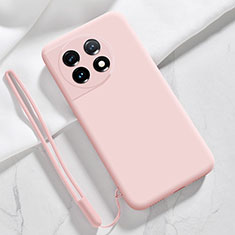 Silikon Hülle Handyhülle Ultra Dünn Flexible Schutzhülle 360 Grad Ganzkörper Tasche YK8 für OnePlus Ace 2 Pro 5G Rosa