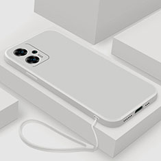 Silikon Hülle Handyhülle Ultra Dünn Flexible Schutzhülle 360 Grad Ganzkörper Tasche YK8 für Xiaomi Redmi Note 11T Pro 5G Weiß