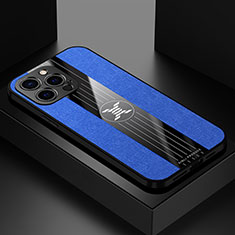 Silikon Hülle Handyhülle Ultra Dünn Flexible Schutzhülle Tasche A04 für Apple iPhone 14 Pro Blau