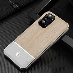 Silikon Hülle Handyhülle Ultra Dünn Flexible Schutzhülle Tasche JM1 für Xiaomi Poco F3 5G Gold