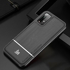 Silikon Hülle Handyhülle Ultra Dünn Flexible Schutzhülle Tasche JM1 für Xiaomi Redmi 9 Power Schwarz