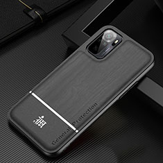 Silikon Hülle Handyhülle Ultra Dünn Flexible Schutzhülle Tasche JM1 für Xiaomi Redmi Note 10 4G Schwarz