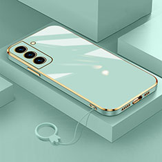 Silikon Hülle Handyhülle Ultra Dünn Flexible Schutzhülle Tasche M01 für Samsung Galaxy S21 5G Grün