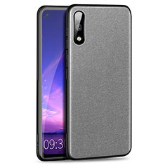 Silikon Hülle Handyhülle Ultra Dünn Flexible Schutzhülle Tasche S01 für Huawei Enjoy 10 Grau