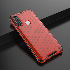 Silikon Hülle Handyhülle Ultra Dünn Flexible Schutzhülle Tasche S01 für Oppo A8 Rot