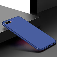 Silikon Hülle Handyhülle Ultra Dünn Flexible Schutzhülle Tasche S01 für Oppo AX5 Blau