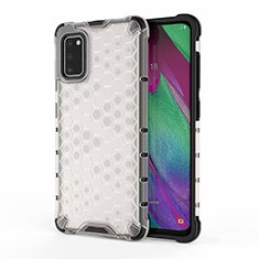 Silikon Hülle Handyhülle Ultra Dünn Flexible Schutzhülle Tasche S01 für Samsung Galaxy A41 Weiß