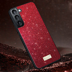 Silikon Hülle Handyhülle Ultra Dünn Flexible Schutzhülle Tasche S01 für Samsung Galaxy S22 5G Rot