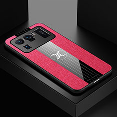 Silikon Hülle Handyhülle Ultra Dünn Flexible Schutzhülle Tasche S01 für Xiaomi Mi 11 Ultra 5G Rot
