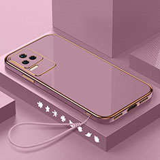 Silikon Hülle Handyhülle Ultra Dünn Flexible Schutzhülle Tasche S01 für Xiaomi Poco F4 5G Violett