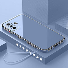 Silikon Hülle Handyhülle Ultra Dünn Flexible Schutzhülle Tasche S01 für Xiaomi Poco F4 GT 5G Lavendel Grau