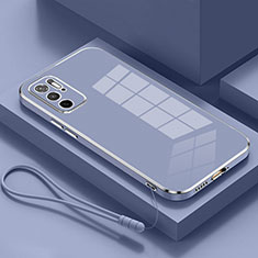 Silikon Hülle Handyhülle Ultra Dünn Flexible Schutzhülle Tasche S01 für Xiaomi POCO M3 Pro 5G Lavendel Grau