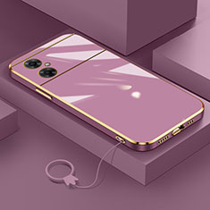 Silikon Hülle Handyhülle Ultra Dünn Flexible Schutzhülle Tasche S01 für Xiaomi Poco M4 5G Violett