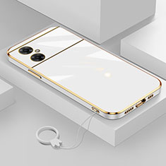 Silikon Hülle Handyhülle Ultra Dünn Flexible Schutzhülle Tasche S01 für Xiaomi Poco M4 5G Weiß