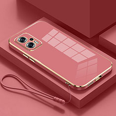 Silikon Hülle Handyhülle Ultra Dünn Flexible Schutzhülle Tasche S01 für Xiaomi Poco X4 GT 5G Rot