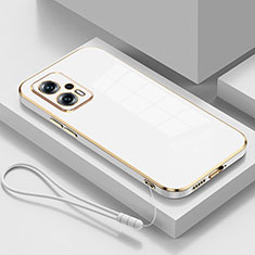 Silikon Hülle Handyhülle Ultra Dünn Flexible Schutzhülle Tasche S01 für Xiaomi Poco X4 GT 5G Weiß