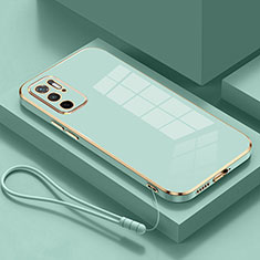 Silikon Hülle Handyhülle Ultra Dünn Flexible Schutzhülle Tasche S01 für Xiaomi Redmi Note 10 5G Grün