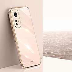 Silikon Hülle Handyhülle Ultra Dünn Flexible Schutzhülle Tasche S02 für Xiaomi Mi 12 Lite 5G Gold