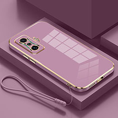 Silikon Hülle Handyhülle Ultra Dünn Flexible Schutzhülle Tasche S02 für Xiaomi Poco F4 GT 5G Violett