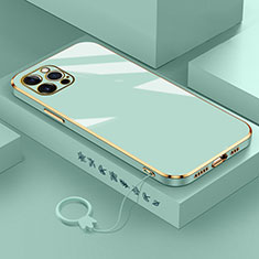 Silikon Hülle Handyhülle Ultra Dünn Flexible Schutzhülle Tasche S03 für Apple iPhone 15 Pro Max Grün