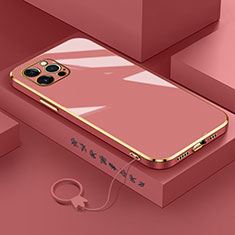 Silikon Hülle Handyhülle Ultra Dünn Flexible Schutzhülle Tasche S03 für Apple iPhone 15 Pro Max Rot