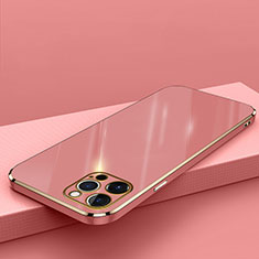 Silikon Hülle Handyhülle Ultra Dünn Flexible Schutzhülle Tasche S04 für Apple iPhone 15 Pro Max Rot