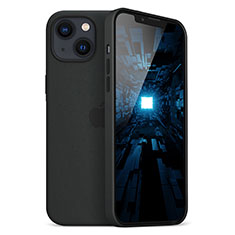Silikon Hülle Handyhülle Ultra Dünn Flexible Schutzhülle Tasche S05 für Apple iPhone 13 Mini Schwarz