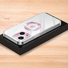 Silikon Hülle Handyhülle Ultra Dünn Flexible Schutzhülle Tasche S07 für Apple iPhone 13 Mini Rosegold