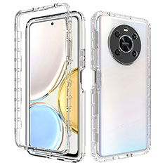 Silikon Hülle Handyhülle Ultra Dünn Flexible Schutzhülle Tasche Transparent Vorder und Rückseite 360 Grad Ganzkörper Farbverlauf für Huawei Honor X9 4G Klar