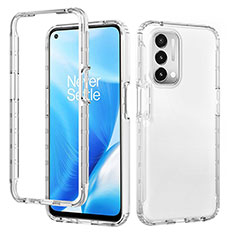 Silikon Hülle Handyhülle Ultra Dünn Flexible Schutzhülle Tasche Transparent Vorder und Rückseite 360 Grad Ganzkörper Farbverlauf für Oppo A54 5G Klar