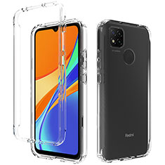 Silikon Hülle Handyhülle Ultra Dünn Flexible Schutzhülle Tasche Transparent Vorder und Rückseite 360 Grad Ganzkörper Farbverlauf für Xiaomi Redmi 9C NFC Klar