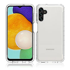 Silikon Hülle Handyhülle Ultra Dünn Flexible Schutzhülle Tasche Transparent Vorder und Rückseite 360 Grad Ganzkörper Farbverlauf JX1 für Samsung Galaxy A13 5G Klar