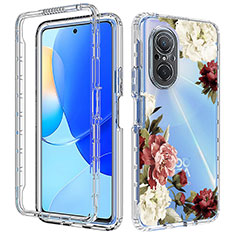 Silikon Hülle Handyhülle Ultra Dünn Flexible Schutzhülle Tasche Transparent Vorder und Rückseite 360 Grad Ganzkörper für Huawei Honor 50 SE 5G Braun