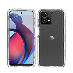 Silikon Hülle Handyhülle Ultra Dünn Flexible Schutzhülle Tasche Transparent Vorder und Rückseite 360 Grad Ganzkörper für Motorola Moto G Stylus (2023) 5G Klar