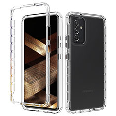 Silikon Hülle Handyhülle Ultra Dünn Flexible Schutzhülle Tasche Transparent Vorder und Rückseite 360 Grad Ganzkörper für Samsung Galaxy A15 4G Klar