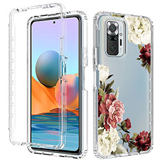 Silikon Hülle Handyhülle Ultra Dünn Flexible Schutzhülle Tasche Transparent Vorder und Rückseite 360 Grad Ganzkörper für Xiaomi Redmi Note 10 Pro 4G Braun