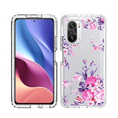 Silikon Hülle Handyhülle Ultra Dünn Flexible Schutzhülle Tasche Transparent Vorder und Rückseite 360 Grad Ganzkörper JX1 für Xiaomi Mi 11X 5G Rosa