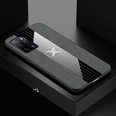 Silikon Hülle Handyhülle Ultra Dünn Flexible Schutzhülle Tasche X01L für Oppo A53s 5G Grau